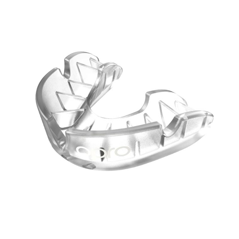 Opro Silver Mouthguard - Clear