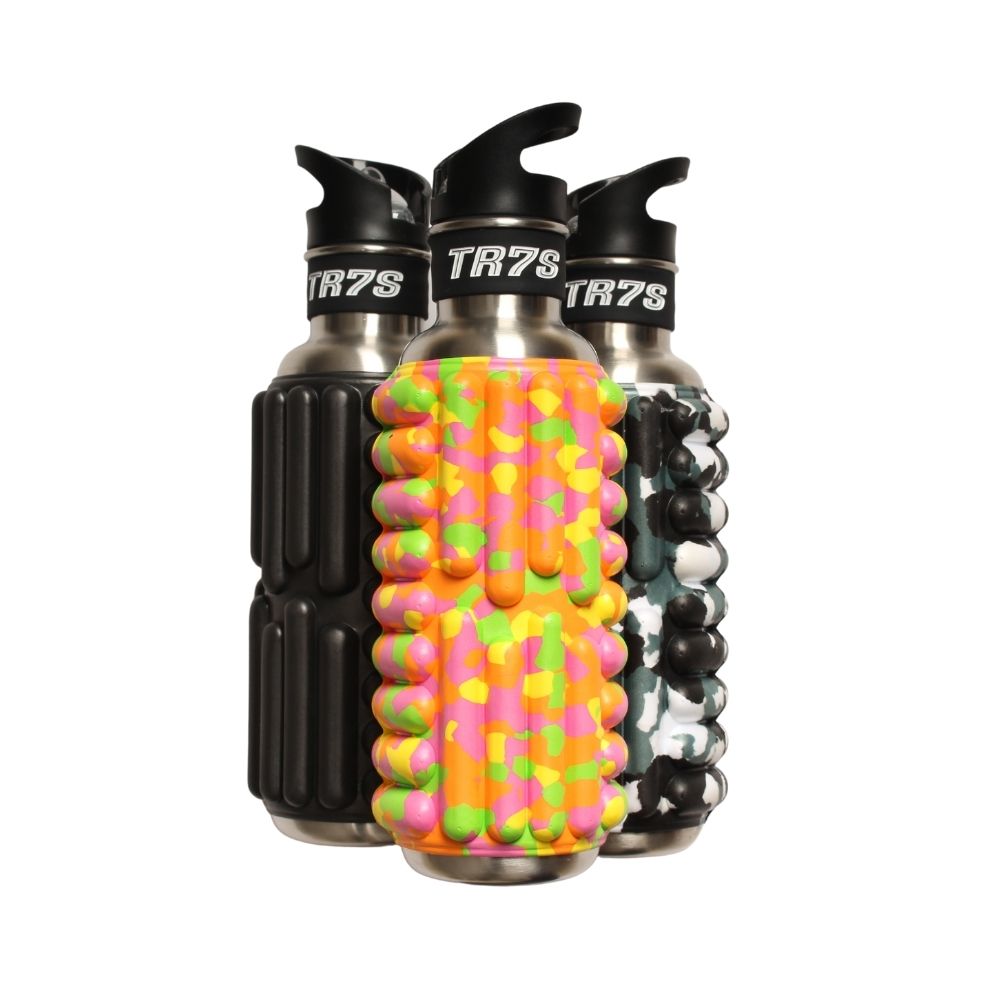 TR7S 2-in-1 Foam Roller Water Bottle