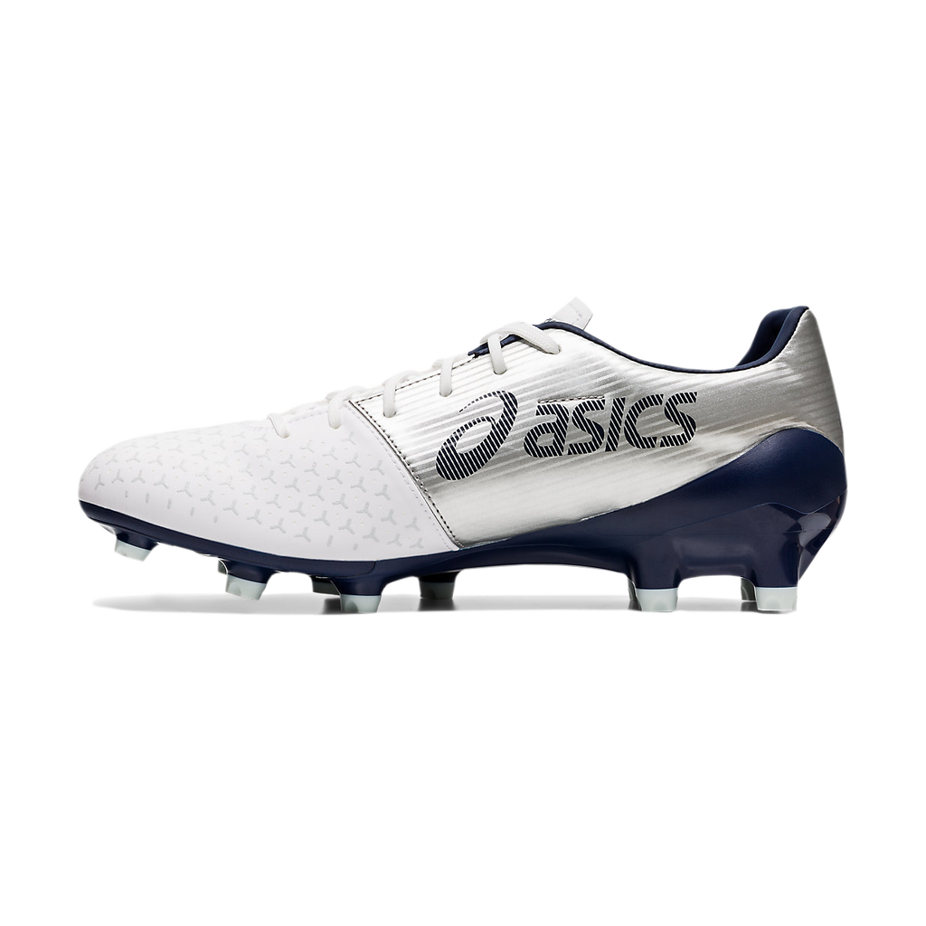 Stock ASICS Menace 3 Boots White Navy TR7Store
