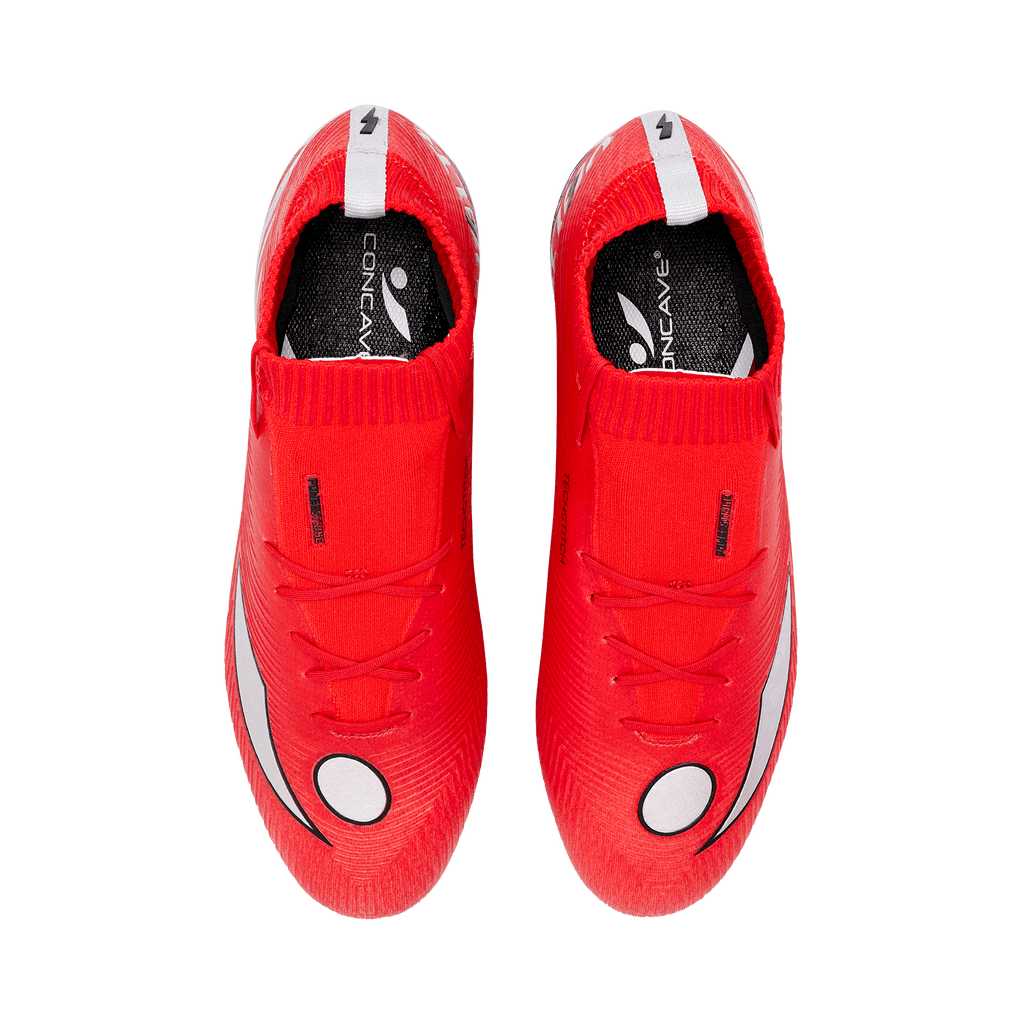 Concave Volt + Knit FG - Red / Silver