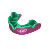 Opro Silver Mouthguard - Pink/Fluro Green
