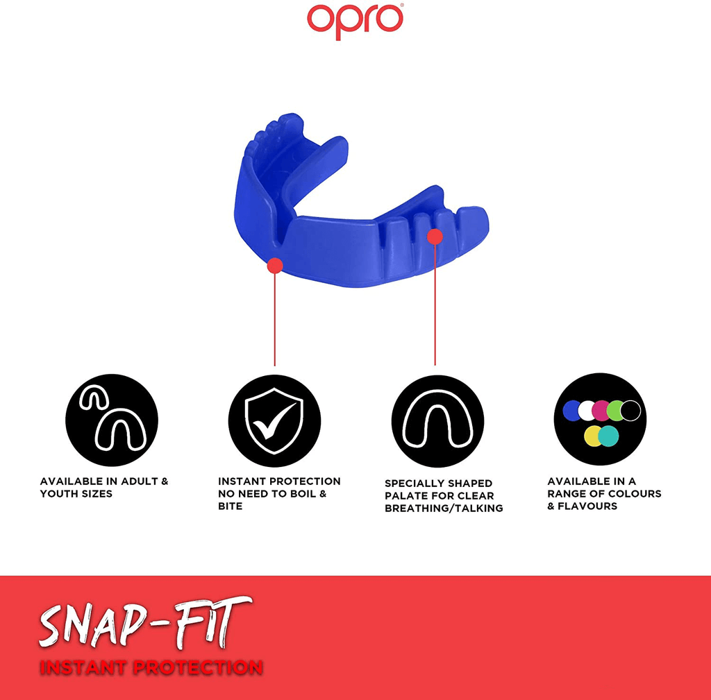 Opro Snap-Fit Mouthguard - Lemon