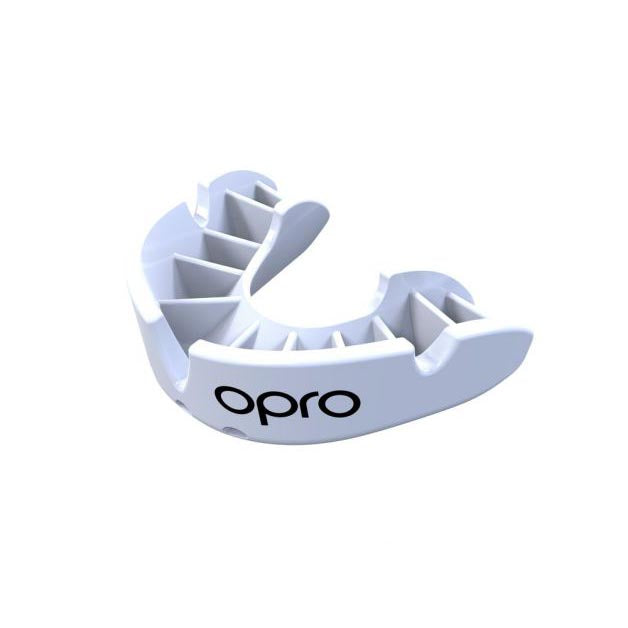 Opro Bronze Mouthguard - White