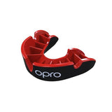 Opro Silver Mouthguard - Black/Red